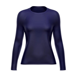 Long Sleeve Women Workout Shirt Breathable Compression Base Layer Fitness <b>Top</b> for Sports Training Running Gym and Active Wear - Product Image 1