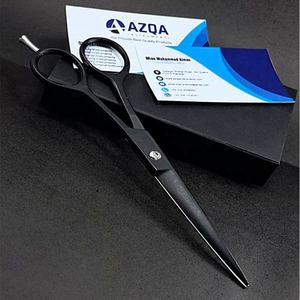Ciseaux de coiffure professionnels en acier inoxydable finition mate, lames aiguisées, poignée ergonomique confortable pour salon et H - Product Image 6