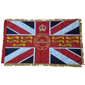 Drapeau de la loge 16TH BTN. Bannières brodées ROYAL manete endo contact - Product Image 5