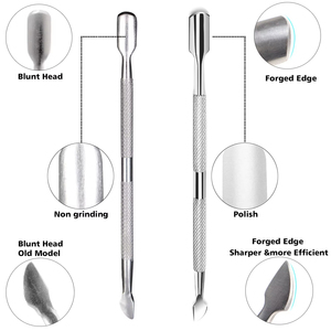 Juego de Herramientas Profesionales de Acero Inoxidable para Cortar Cutículas y Uñas, con Mango Ergonómico, para Manicura y Pedicura de Precisión - Product Image 3