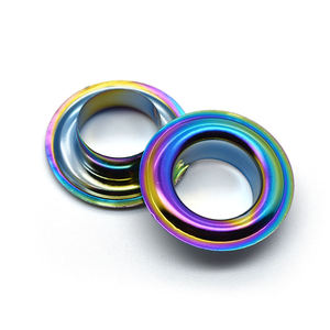 OEM 2026 Ojales Redondos de Metal de Hierro de Alta Calidad, Duraderos, Color Arcoíris, Sin Níquel, para Bolsos y Prendas - Product Image 4