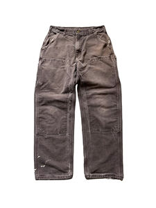 Jeans amples taille haute sur mesure pour homme, coupe oversize décontractée, en denim délavé à l'acide, grandes tailles - Product Image 3