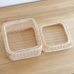 Caja cuadrada de ratán de fabricante vietnamita, cajas de almacenamiento de excelente calidad, contenedor con tapa tejido a mano. - Product Image 4