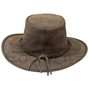 Custom Cowboy <b>Hats</b> Manufacturer Adult Size High Quality Outdoor Travel Western Fashion Australian Leather <b>Hats</b> - Product Image 2