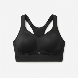OEM ODM White Shockproof <b>Sports</b> Bra Breathable Racerback Fitness Gym Crop Top Women Athletic Training <b>Underwear</b> - Product Image 2