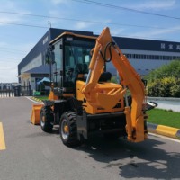 Mini-chargeuse-pelleteuse 4x4 rétroexcavatrice chinoise à prix direct usine pour espaces étroits