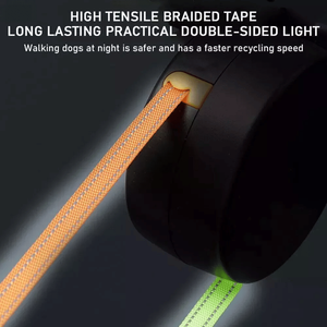 Doble reflectante retráctil 360 Correa giratoria para caminar para perros para dueños de mascotas dobles - Product Image 6