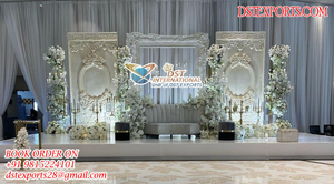 Dreamy Grand Wedding Window Style Stage Set Magnífico evento Boda Recepción Escenario Decoraciones - Product Image 3