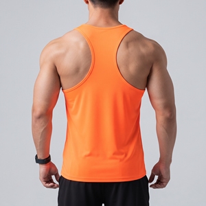 เสื้อกล้ามออกกำลังกายผู้ชาย Classic Bolster ผ้าโพลีเอสเตอร์/ไนลอน ระบายอากาศได้ดี เป็นมิตรกับสิ่งแวดล้อม น้ำหนัก 140 กรัม แบบรัดรูป - Product Image 6