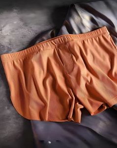 Men Knitted Solid Color Casual Loungewear Shorts Mid Rise Soft 100% Cotton All Seasons 3 Pieces - Product Image 3