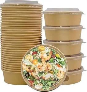 Elegante Contenedor Desechable para Alimentos de 750 ml, Moldeado en Pulpa, con Tapa, Biodegradable, Embalaje Sostenible, Proveedor OEM ODM Oceanic - Product Image 3