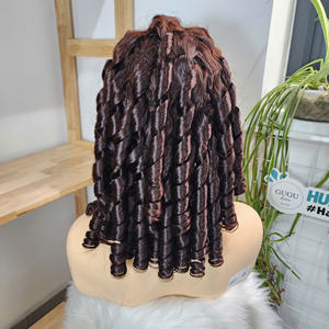 Perruque bouclée rebondissante en cheveux vietnamiens bruts doublement étirés avec dentelle transparente HD 5x5, perruque à fermeture 26 pouces, longueur vietnamienne longue - Product Image 1