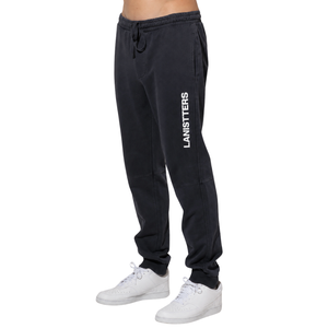 Customized Men Vertical Print Fleece <b>Trousers</b> Drawstring Waist Relaxed Fit <b>Cuffed</b> Streetwear Pants OEM Clothing Factory Supplier - Product Image 5