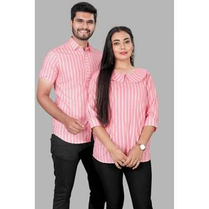 NOUVELLE ARRIVÉE LIN FIL DE COTON TISSANT COUPLE COMBO ROSE - Product Image 1