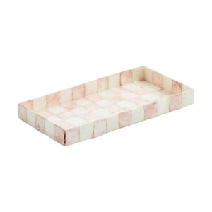 Luxury Pink Mother of Pearl <b>Tray</b> for Home Decoration - Product Image 2