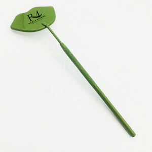 Espejo de Acero Inoxidable para Extensión de Pestañas con Forma de Labios, Recubrimiento en Polvo Verde y Color Personalizado - Product Image 4