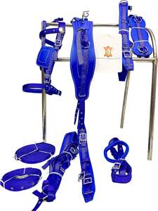 Conjunto de Arnés de Biothane Impermeable para Caballos, Arnés Ligero para Conducción, Entrenamiento y Carro - Product Image 3