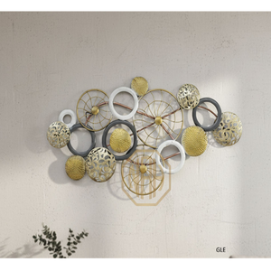 Home Decor Wall <b>Arts</b> Decoration <b>Clocks</b> for Living Room Luxury Plant Decorative Modern Metal Wall <b>Clock</b> - Product Image 1