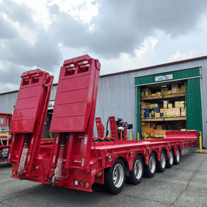 Semirremolque de Plataforma Baja Premium para Transporte de Equipo Pesado, Solución de Transporte de Maquinaria Industrial en Oferta, Multieje, Estructura Resistente - Product Image 1