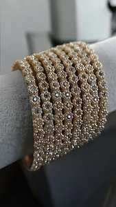 MN EXPORTS Handmade Brass Bangle <b>Bracelet</b> <b>for</b> <b>Women</b> Classic Elegant Traditional Wedding Jewelry <b>for</b> Daily and Party Wear - Product Image 3