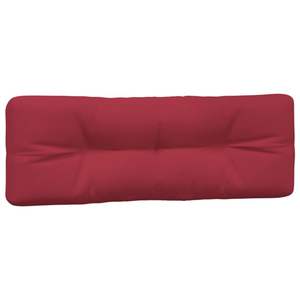 ชุดหมอนและเบาะรองนั่งกลางแจ้งสีแดงไวน์ 100% โพลีเอสเตอร์ 5 ชิ้น สำหรับลานบ้านหรือสวน - Product Image 4