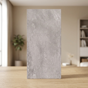 Electo Silver 20mm 600x1200mm Modern Glossy Porcelain Firebrick <b>Floor</b> and Wall Cladding Tiles for <b>Outdoor</b> Use - Product Image 4