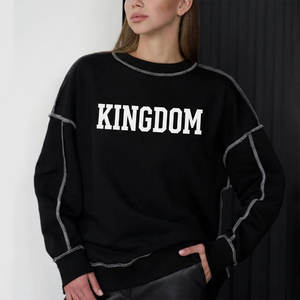 Sudaderas de Cuello Alto para Mujer, Transpirables, con Logotipo Personalizado Bordado, Diseño Personalizado, Servicio ODM, Poliéster/Algodón de Alta Calidad - Product Image 3