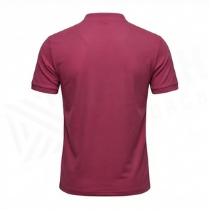Polo à manches courtes pour homme, coupe ample, col zippé, en coton épais, grandes tailles, vêtements décontractés - Product Image 2