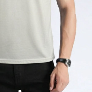 เสื้อยืดพิมพ์ลายแขนเสื้อผ้าฝ้าย 100% สำหรับผู้ชาย เสื้อผ้าฤดูร้อน เสื้อยืดแบบสวม - Product Image 6