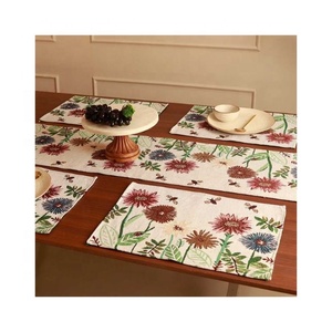 Mexican Fruit Basket Embroidered Festival Texture <b>Placemat</b> Wedding Party Linen Table Mat Dining Decor Table Kitchen Accessories - Product Image 3