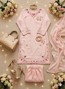 Nuevo Conjunto de Traje de 3 Piezas TENNECY para Mujer, Diseño de Alta Costura con Bordado de Hilo de Cristal Romano, Estilo Fiesta, para Todas las Temporadas - Product Image 4