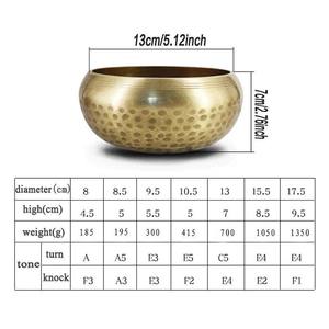 Bol chantant artisanal en laiton avec portrait pour la méditation, les rituels, la thérapie, la décoration intérieure - Ramadan, anniversaire, livraison rapide, haute qualité - Product Image 6