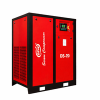 Compresseur d'air rotatif industriel à vis, robuste, refroidi par air, 20 CV, 16 bars, fabriqué en Inde