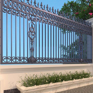 Cercas Metálicas Decorativas de Acero Premium para Privacidad, con Hierro Forjado, para Seguridad en Exteriores y Protección de Jardines - Product Image 1