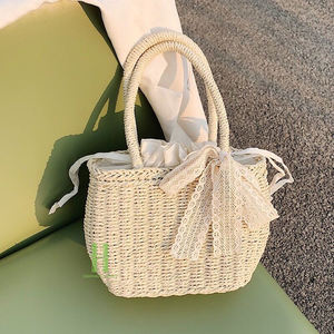 Natural Seagrass Storage Basket Home Decorative Basket Outdoor Picnic Basket Christmas Summer Decorations Gifts OEM Vietnam - Product Image 4