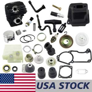 Kit Cylindre et Piston 44mm, Silencieux, Joint d'étanchéité, Bougie d'allumage, Filtre à air, Démarreur, Poulie, Ressort, Poignée, Pièces de moteur annulaires - Product Image 1