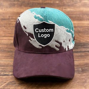 Gorra de Béisbol Personalizada con Logotipo, 100% Algodón, 6 Paneles, Estampado a Rayas, Transpirable, Impermeable, Unisex, Ajustada, Estilo Casual de Primavera/Verano - Product Image 3