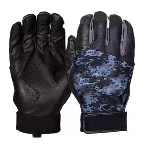 Guantes de bateo de béisbol hechos de cuero sintético liso/guantes de béisbol profesionales/guantes de bateo para combinar - Product Image 6