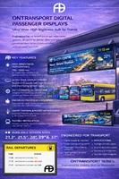 Système d'affichage LED personnalisé pour bus de transport intelligent, écran de barre allongé intérieur pour affichage en temps réel