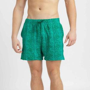Shorts de bain homme premium 2026 100% polyester sur mesure taille mi-haute décontracté extensible 4 directions écologique séchage rapide avec cordon de serrage - Product Image 5
