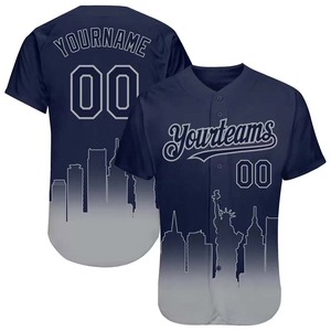 Camiseta de Béisbol para Hombre de Buena Calidad, Totalmente Personalizable, Superventas, Antiarrugas, Transpirable, Antibacteriana, de Secado Rápido - Product Image 1