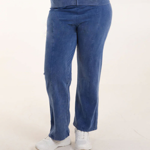 Nouveau survêtement élégant délavé à l'acide pour femme 2026 – Lourd, respirant, à manches longues – Vente en gros - Product Image 4