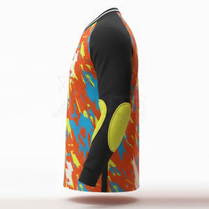 Maillot de gardien de but de football à manches longues au design avancé, grande taille, respirant et anti-humidité, offrant une flexibilité optimale - Product Image 5