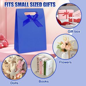 Set di 4 Sacchetti Regalo di Media Dimensione 7 X 4 X 10 Pollici con Manici per Feste, Compleanni, Matrimoni e Altre Occasioni - Product Image 2