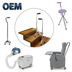 Bastón de Aluminio Ajustable, Ligero y Duradero, Personalizado en Taiwán, Dispositivo de Rehabilitación, Ayuda para la Movilidad y Soporte para la Rodilla - Product Image 1