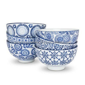 Bol de 6 pouces grès gris céramique nouilles céréales Flare bol servant salade personnelle gratuit salade bol en céramique pour la maison - Product Image 5