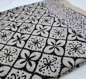 Floral Indian 100% Cotton <b>Sarong</b> Handmade Beach Wrap for Women Lightweight Boho Pareo Vacation Essential Bohemian Summer Scarf - Product Image 1