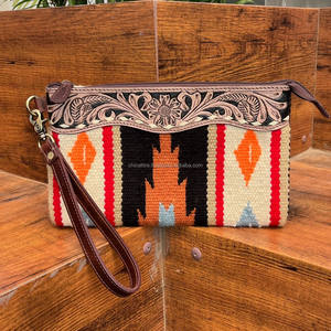 Gran oferta, sillín mecanizado a mano, manta, bolso de mano para mujer, Cartera de lujo multifuncional de cuero tallado de gran capacidad - Product Image 2