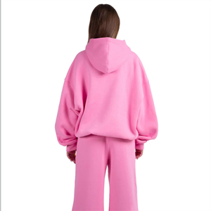 Ensemble de survêtement streetwear grande taille pour femme, sweat à capuche et pantalon de jogging, deux pièces, confortable, décontracté, vêtements de sport - Product Image 3