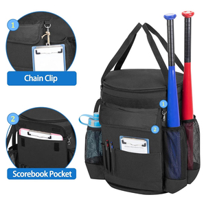 Mochila Deportiva de Béisbol/Sóftbol Personalizada de Primera Calidad, Multiusos, Impermeable, Transpirable, Ligera y Absorbente - Product Image 2